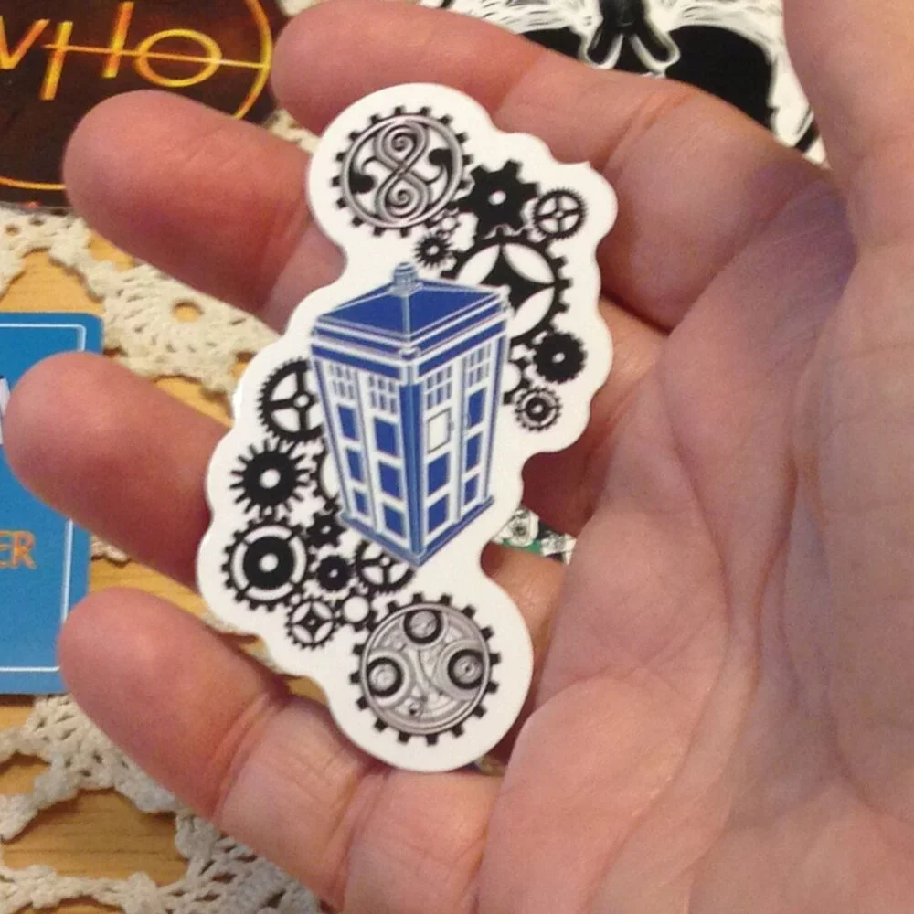 Dr. Who Tear-resistant Multi-use Stickers, lockers, backpacks, computer, crafts
